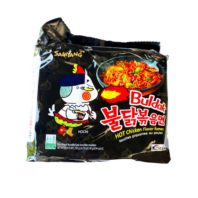 Samyang Buldak Hot Chicken Flavour Ramen 2X spicy 140g 5 Pack - Mr