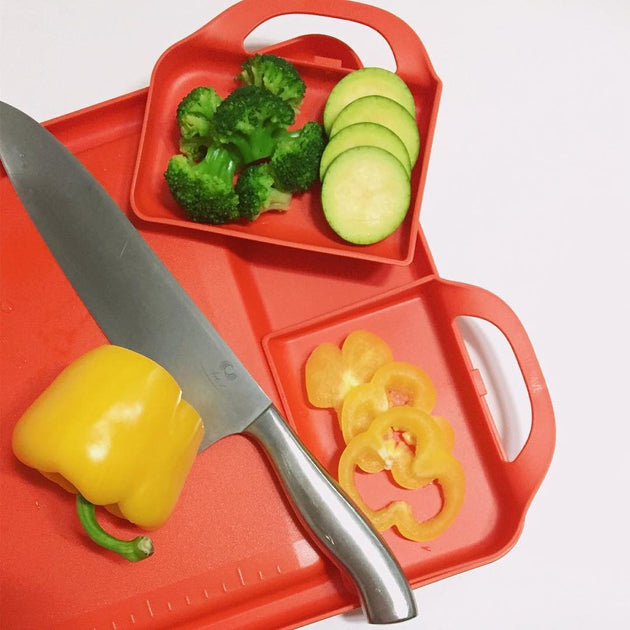 Kids Cutting Board Plastic Chopping board for Kitchen Plastic Kids