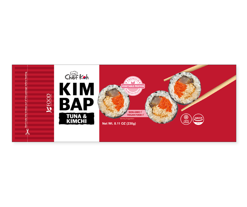 [MILLS EXPRESS] JEJU Chef Koh's Vegan Tuna Kimbap (Frozen) 230g (1 roll)