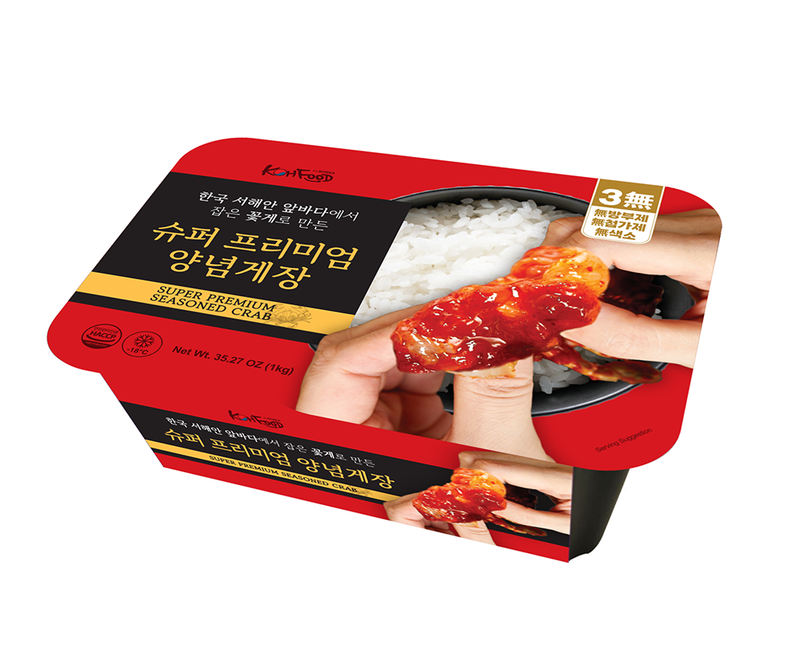 [MILLS EXPRESS] Koh Food Super Premium Spicy Seasoned Crab 1kg (Yangnyeom-Gejang)