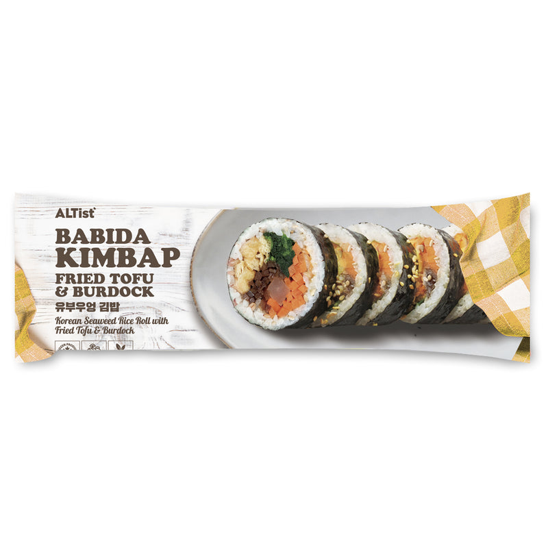 [MILLS EXPRESS] Altist BABIDA Vegan Kimbap 230g - Fried Tofu & Burdock flavor