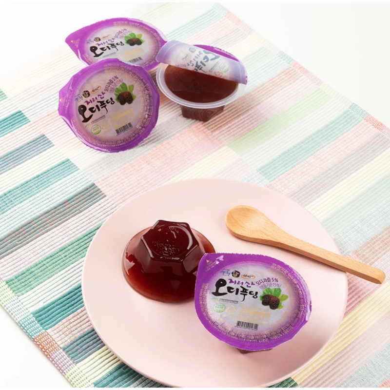 Jirisan Sancheong Korean Mulberry Jelly Cups 75g x 12 per order (EXP.DATE:10/23/2023)