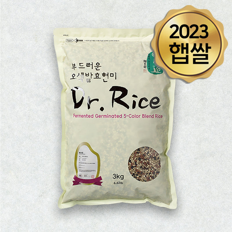 Dr. Rice Organic Fermented Germinated 5-Color Blend Rice 3kg