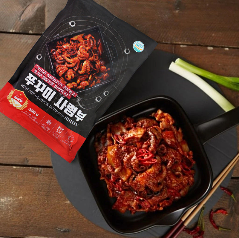 Try the Happy Table Spicy Baby Octopus Stir-Fry Mix at Seoul Mills!